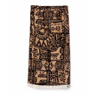 1.44 cm *LINEN Fabric Aztec tribal print - 60" width